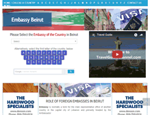 Tablet Screenshot of embassybeirut.com